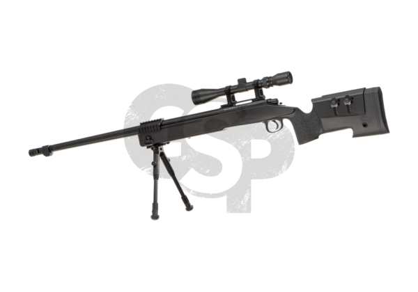Well MB 16 sniper rifle Set upgraded Federdruck - 6mm BB - ab 18