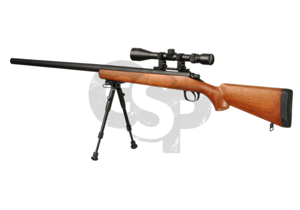 Well SR-1 sniper rifle Set Holz Federdruck - 6mm BB - ab 18
