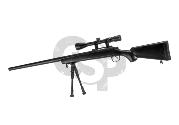 Well SR-1 sniper rifle Set schwarz Federdruck - 6mm BB - ab 18
